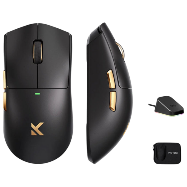 Mouse Mchose K7 Ultra Black Fără fir / 42000 dpi photo 2