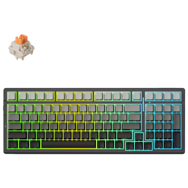 Tastatură Mchose G98 Pro Black Gaming, Fără fir photo 2