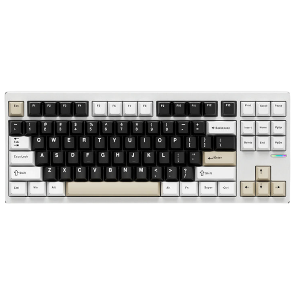 Tastatură Mchose GX87S Milky Gaming, Fără fir photo 1