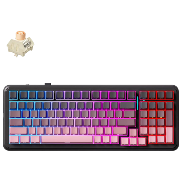 Tastatură Mchose K99 V2 Black Gaming, Fără fir photo 2