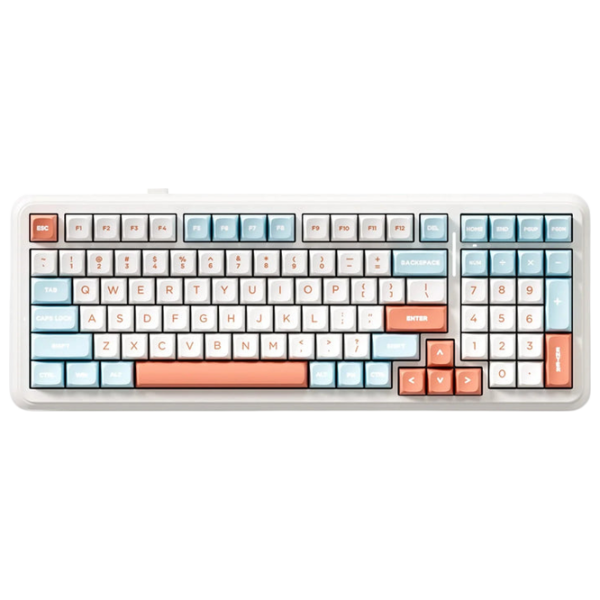 Tastatură Mchose K99 V2 Orange Gaming, Fără fir photo 1