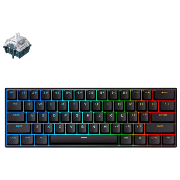 Tastatură Mchose Ace 60 Pro Black Gaming, Cu fir photo 1