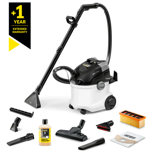 Aspirator cu spălare KARCHER SE6 Signature Line White 1000 W | Umedă | Container | 4 l photo 2