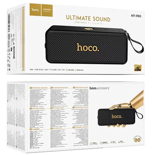 Boxă portabilă Hoco HT1 Pro Marquis sports Black  photo 5