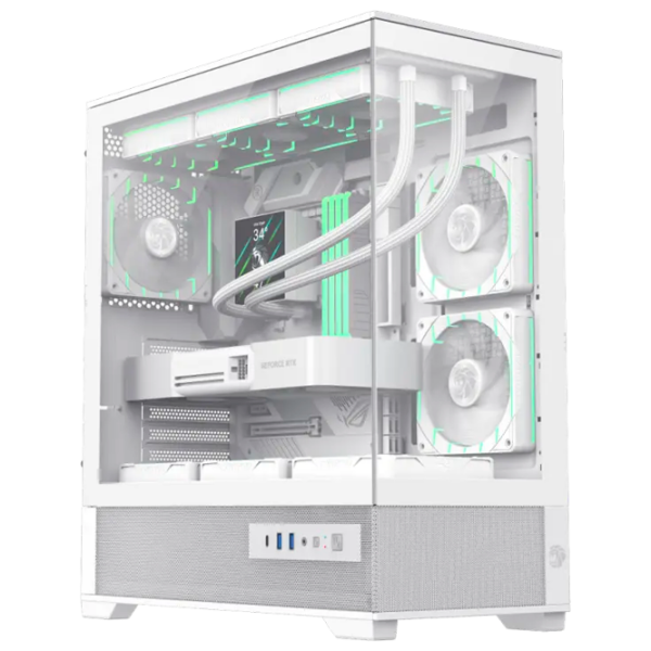 Carcasă Gamemax VISTA 2 AW White ITX photo 1