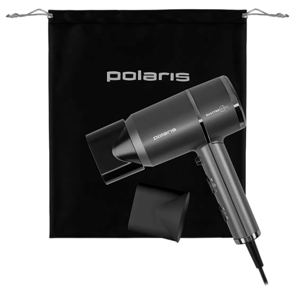 Фен Polaris PHD2044Ti Quattro Ionic Графит  photo 3