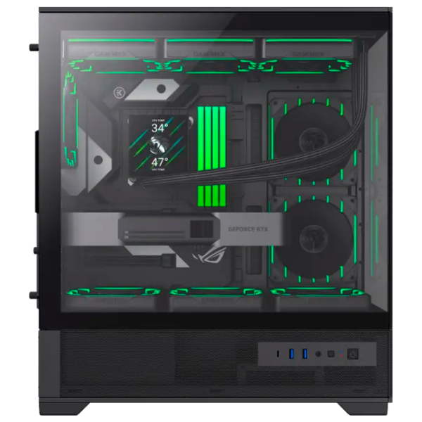 Carcasă Gamemax VISTA 2 AB Black ITX photo 7