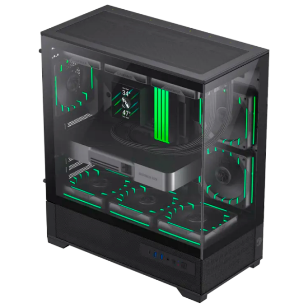 Carcasă Gamemax VISTA 2 AB Black ITX photo 9