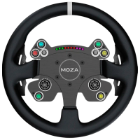 Volan Moza Racing CS V2P Black Cu fir / 12 buttons