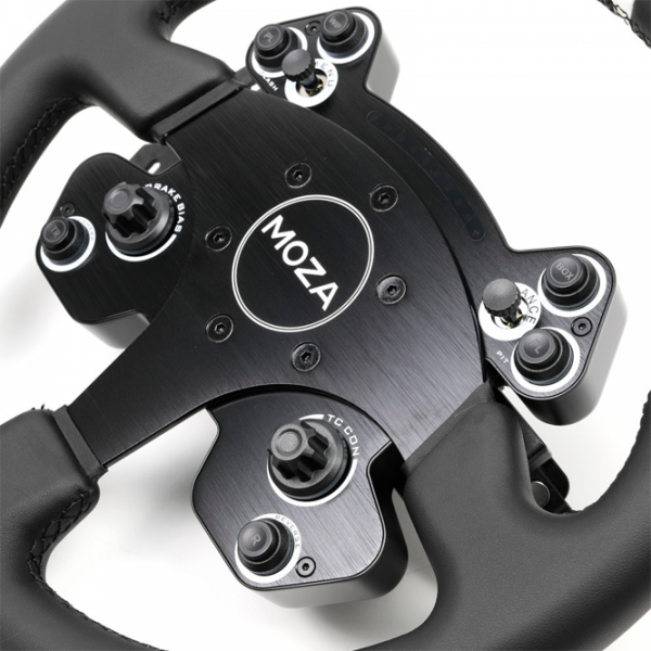 Volan Moza Racing CS V2P Black Cu fir / 12 buttons photo 5