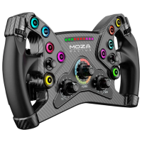 Volan Moza Racing KS Black Cu fir / 10 buttons