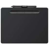 Графический планшет Wacom Intuos M Черный A5, 2540 lpi