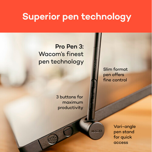 Tabletă grafică Wacom Cintiq 16 Black A5, 5080 lpi photo 4