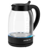 Электрочайник Polaris PWK1797CGL Белый 2200 Вт, 1.8л, Внутреннее покрытие: Стекло