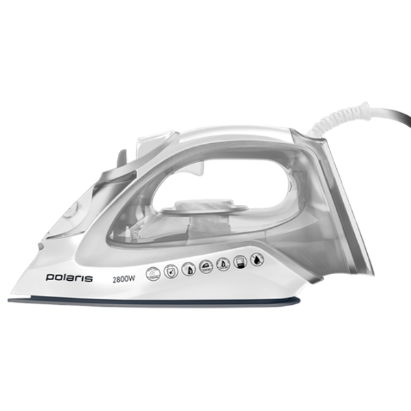 Fier de călcat Polaris PIR 2821AK White Silver 2800 W, 55 g/min, 0.4 l, Ceramică photo 2