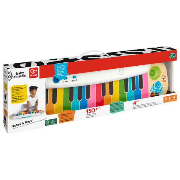 Pian pentru copii Hape Notes Keys 24 Multicolor Vârsta recomandată: 3+ photo 7
