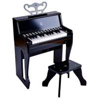 Pian pentru copii Hape E0629 37 clape Black Vârsta recomandată: 3+