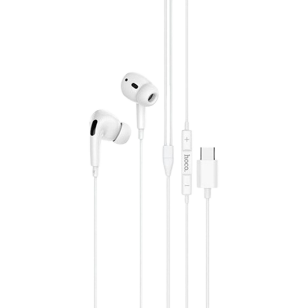 Căști Hoco M101 Pro Crystal White Cu fir / Personal / In ear photo 2