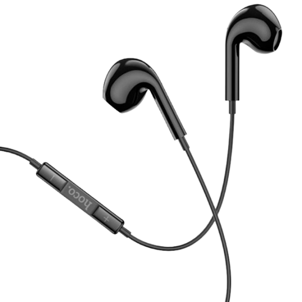 Căști Hoco Max Crystal Black Cu fir / Personal / In ear photo 3