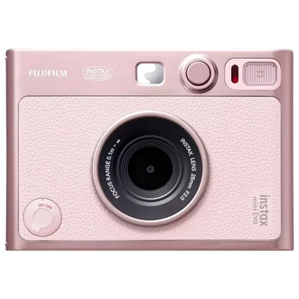 Фотоаппарат FujiFilm Instax Mini Evo + Компактный Розовый CMOS, 4.9 МП, f/2.0 photo 1