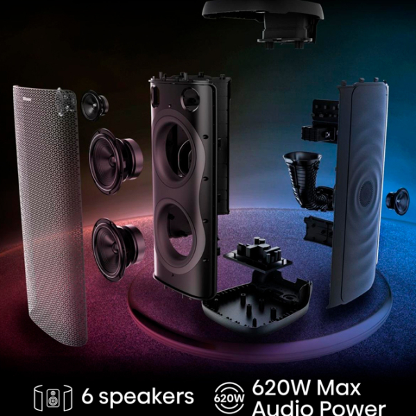 Boxă pentru Party Hisense Party Thunder Black 620 W photo 2