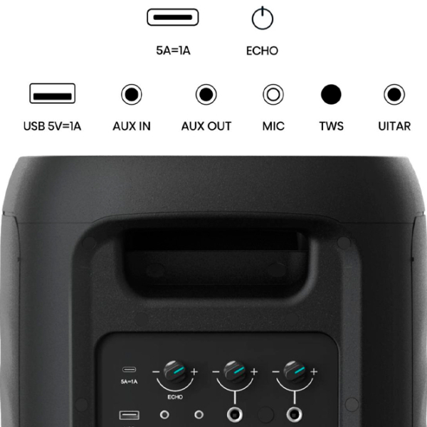 Boxă pentru Party Hisense Party Thunder Black 620 W photo 11