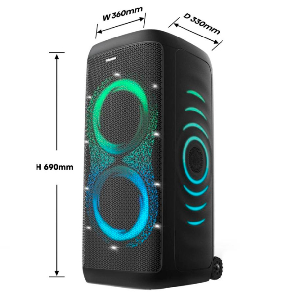 Boxă pentru Party Hisense Party Thunder Black 620 W photo 12