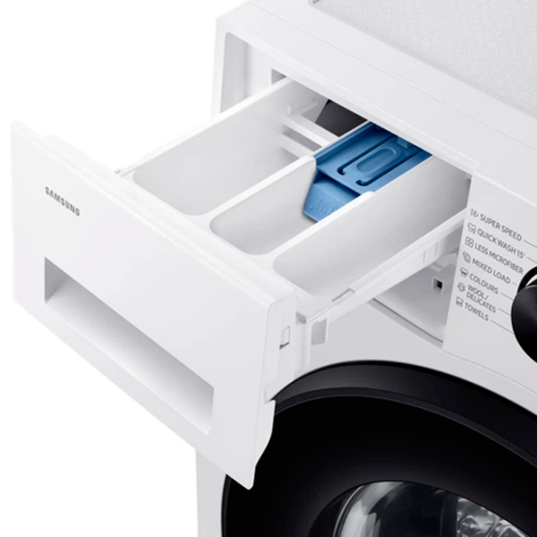 Mașină de spălat Samsung WW80FG5L32AELE White 8 kg, 1200 rpm, A photo 8