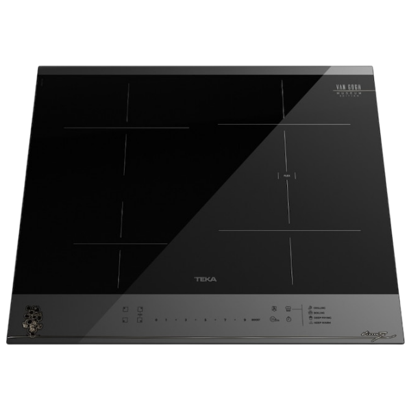 Plită încorporabilă cu inducție Teka IBF 64-VGogh FXT BV Black Sticlă ceramică, 7400 W photo 1