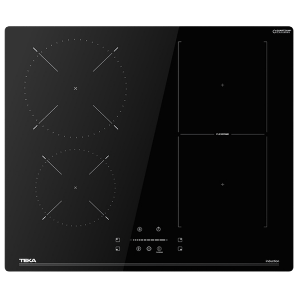 Plită încorporabilă cu inducție Teka IBF 64210 SSM BK Black Sticlă ceramică, 7400 W photo 1