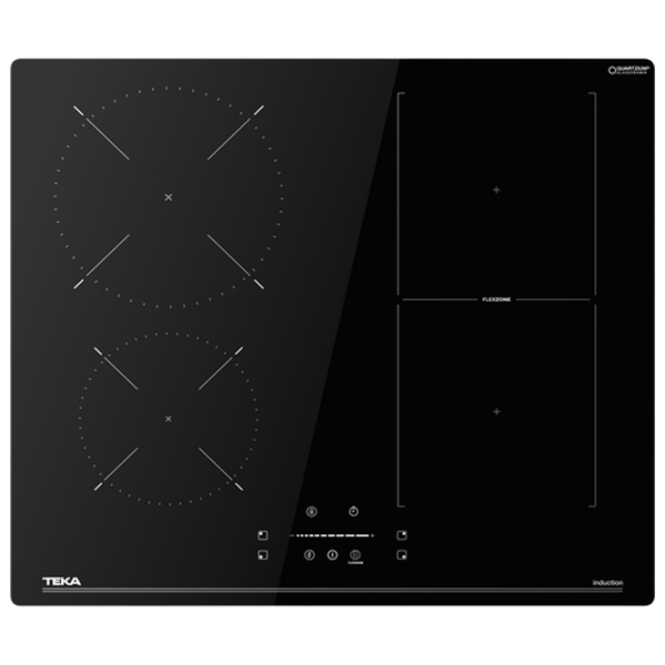 Plită încorporabilă cu inducție Teka IBF 64210 SSM BK Black Sticlă ceramică, 7400 W photo 1