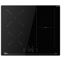 Plită încorporabilă cu inducție Teka IBF 64210 SSM BK Black Sticlă ceramică, 7400 W