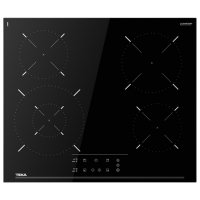 Plită încorporabilă cu inducție Teka TBC 64320 TTC BK Black Sticlă ceramică, 6300 W