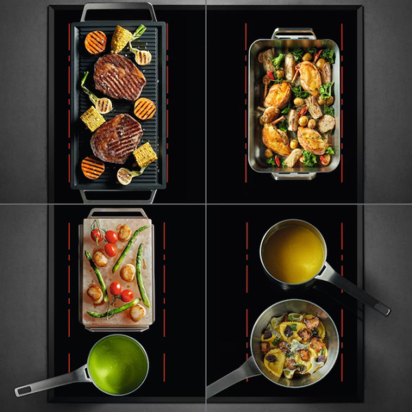 Plită încorporabilă cu inducție AEG TI64IG00FB Black Sticlă ceramică, 7350 W photo 4