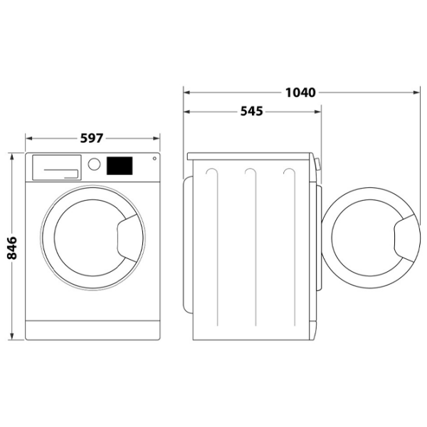 Mașină de uscat rufe Whirlpool WPS D8 WBS EE White 8 kg, D photo 4