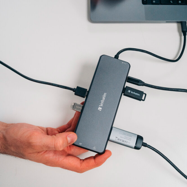Адаптер Hub Verbatim USB-C Pro Серый  photo 4