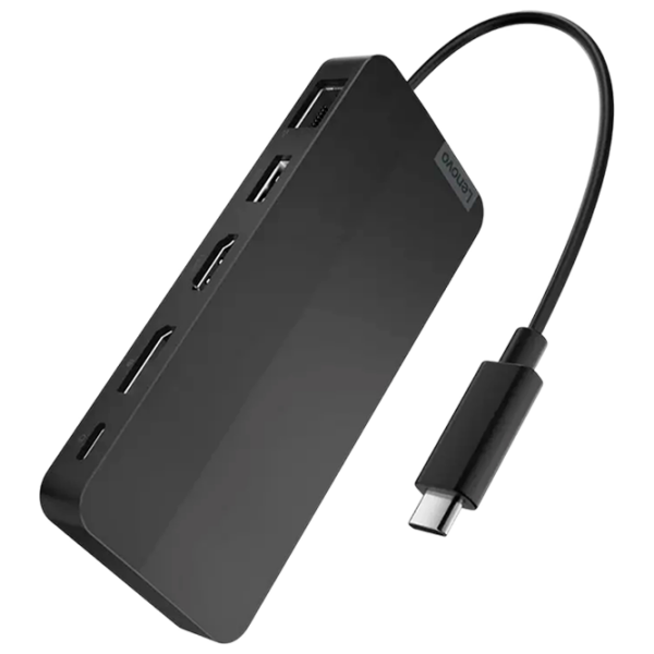 Dock-stație Lenovo Display Travel Dock Black USB photo 1