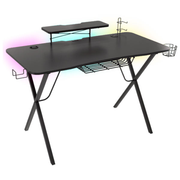 Masă gaming Genesis Holm 300 RGB Black  photo 2