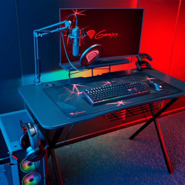 Masă gaming Genesis Holm 300 RGB Black  photo 7