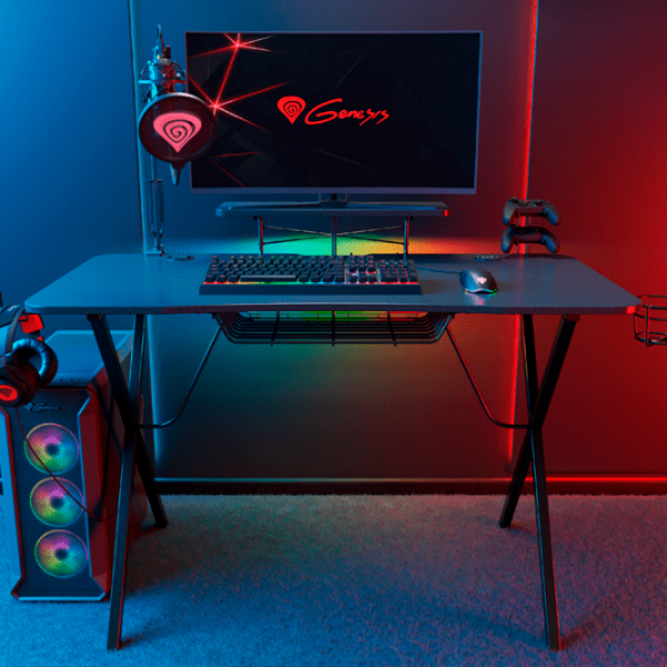 Masă gaming Genesis Holm 300 RGB Black  photo 8