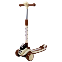Trotinetă pentru copii cu trei roți 4Play Sprint (00-01073362) Brown 3 ani, 30 kg, Din PU