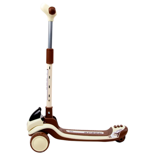 Trotinetă pentru copii cu trei roți 4Play Sprint (00-01073362) Brown 3 ani, 30 kg, Din PU photo 2