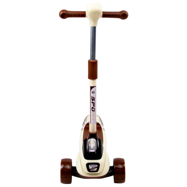 Trotinetă pentru copii cu trei roți 4Play Sprint (00-01073362) Brown 3 ani, 30 kg, Din PU photo 3
