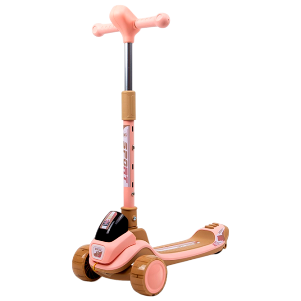 Trotinetă pentru copii cu trei roți 4Play Sprint (00-01073367) Pink 3 ani, 30 kg, Din PU photo 1