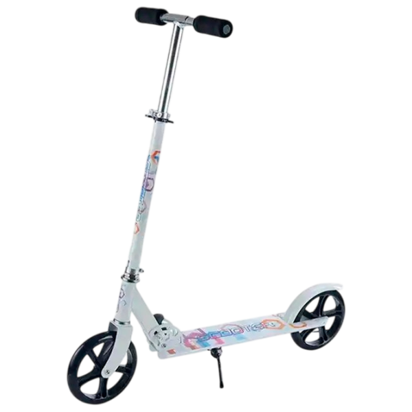 Детский двухколёсный самокат 4Play Two wheels (00-00688668) Белый 7 лет, 60 кг, Полиуретановые photo 1