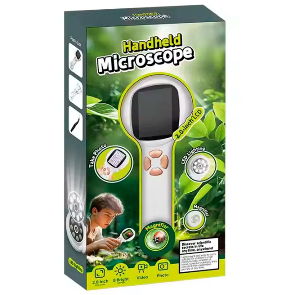Microscop OptiLab Handheld SD607 White Pentru copii, 3+ photo 3
