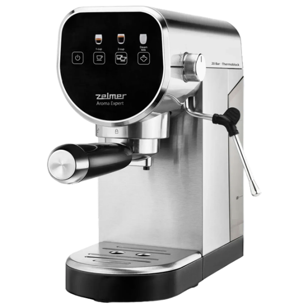 Aparat de cafea ZELMER ZCM7300 Inox 1360 W, 0.9 l, Thermoblock photo 1