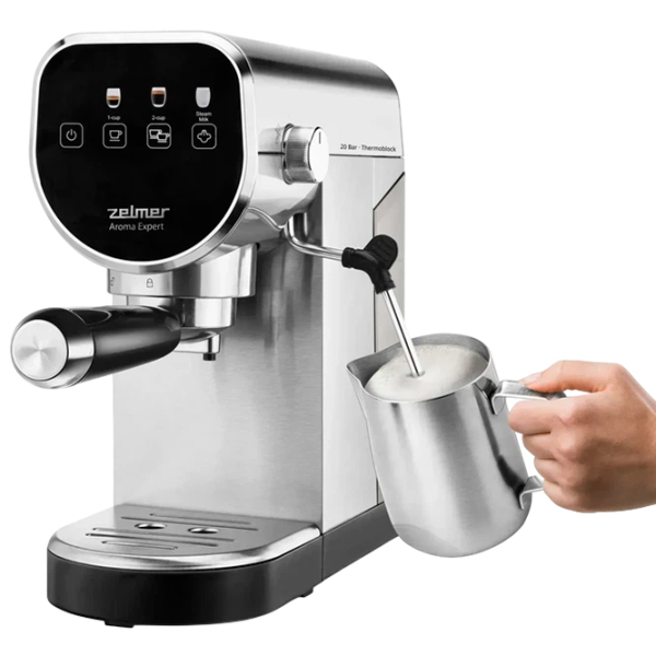 Aparat de cafea ZELMER ZCM7300 Inox 1360 W, 0.9 l, Thermoblock photo 3