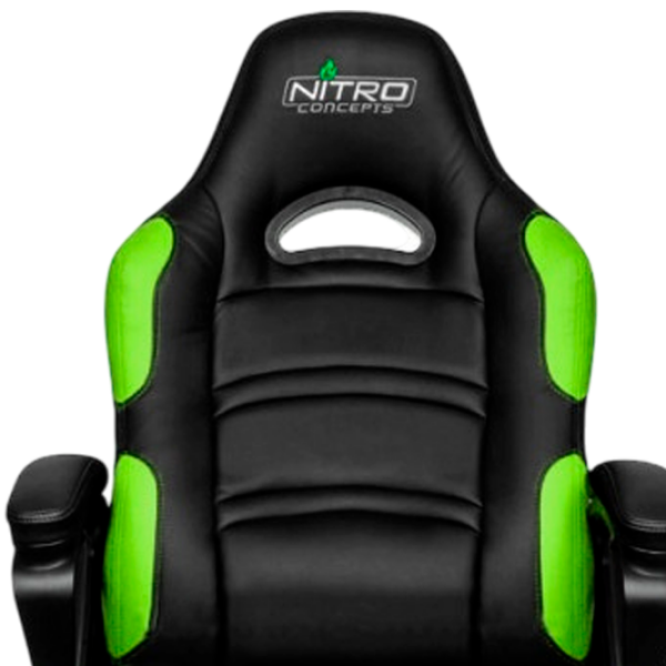 Scaun Gaming Gamemax GCR07 Black Green  photo 4