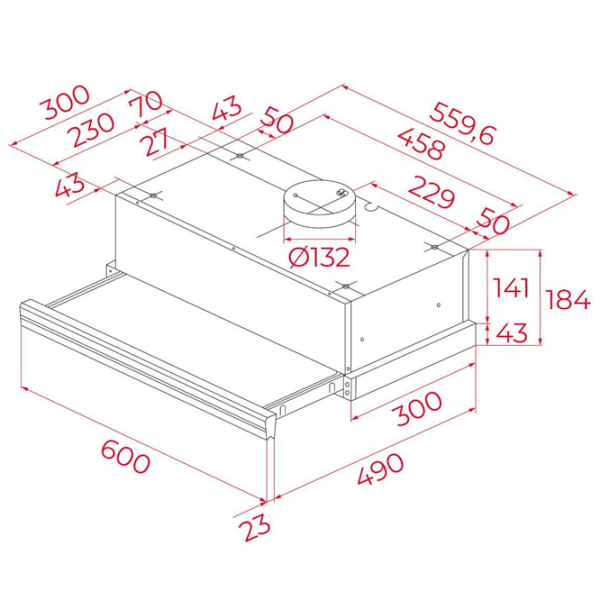 Вытяжка Teka CNL 6415 Plus G1 Черный , Рециркуляция, 385 м³/ч photo 7